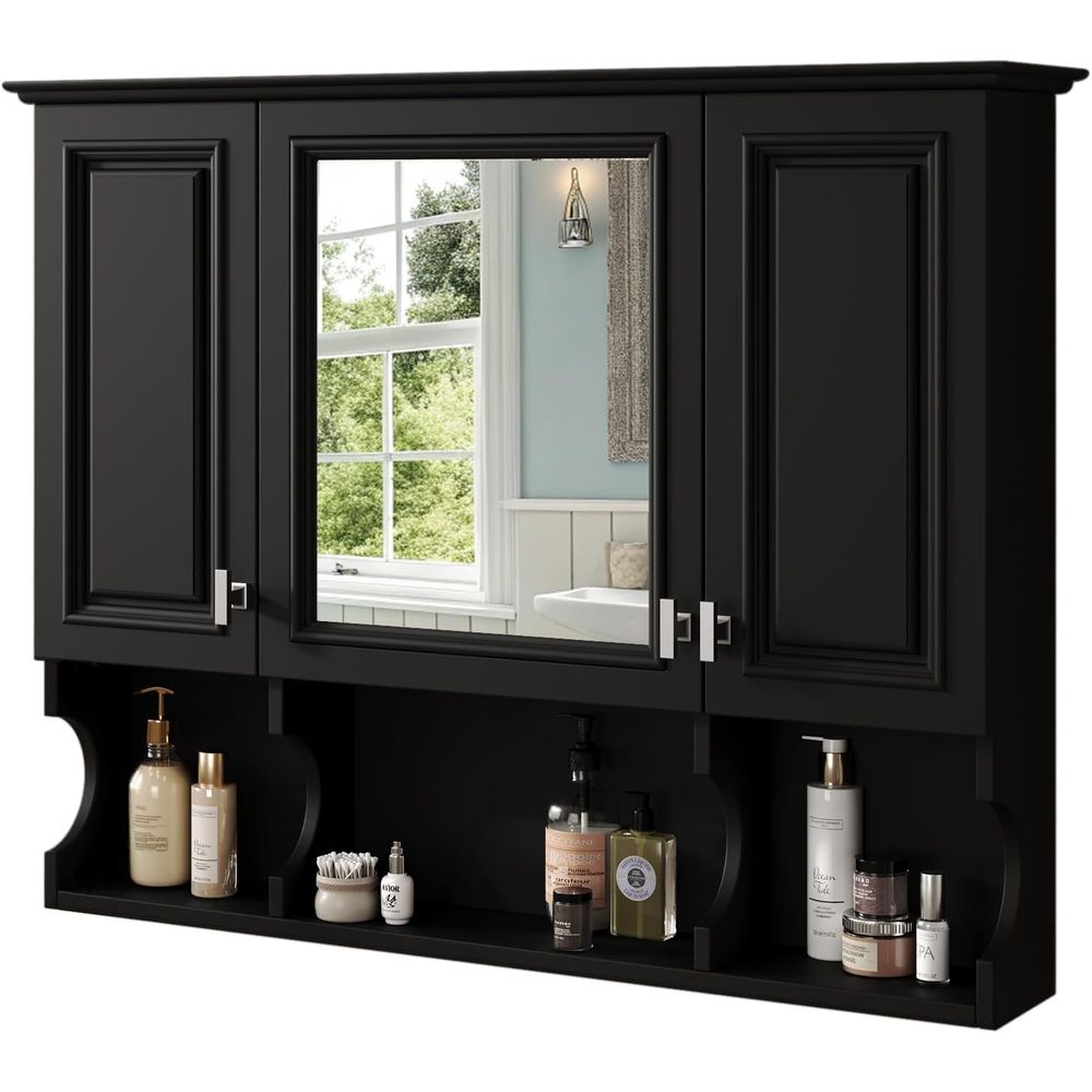 Bathroom Cabinet Mirror - 거울이 있는 욕실 벽 캐비닛, 조절