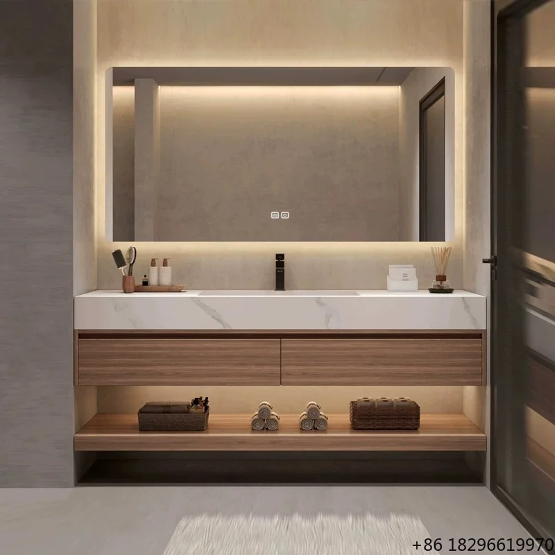 Bathroom Cabinet Mirror - 현대식 지능형 욕실 캐비닛 세트 LED