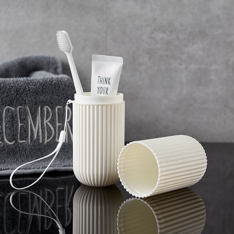 Home Goods Bathroom Storage - 휴대용 여행 칫솔 상자, 세로 줄무늬