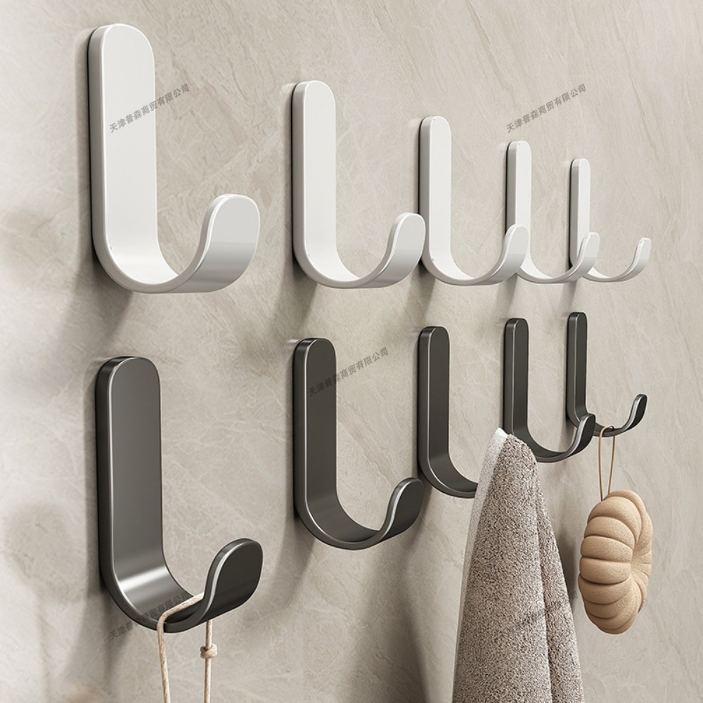 Home Goods Bathroom Storage - 펀치 없는 접착식 벽걸이 후크, 금속