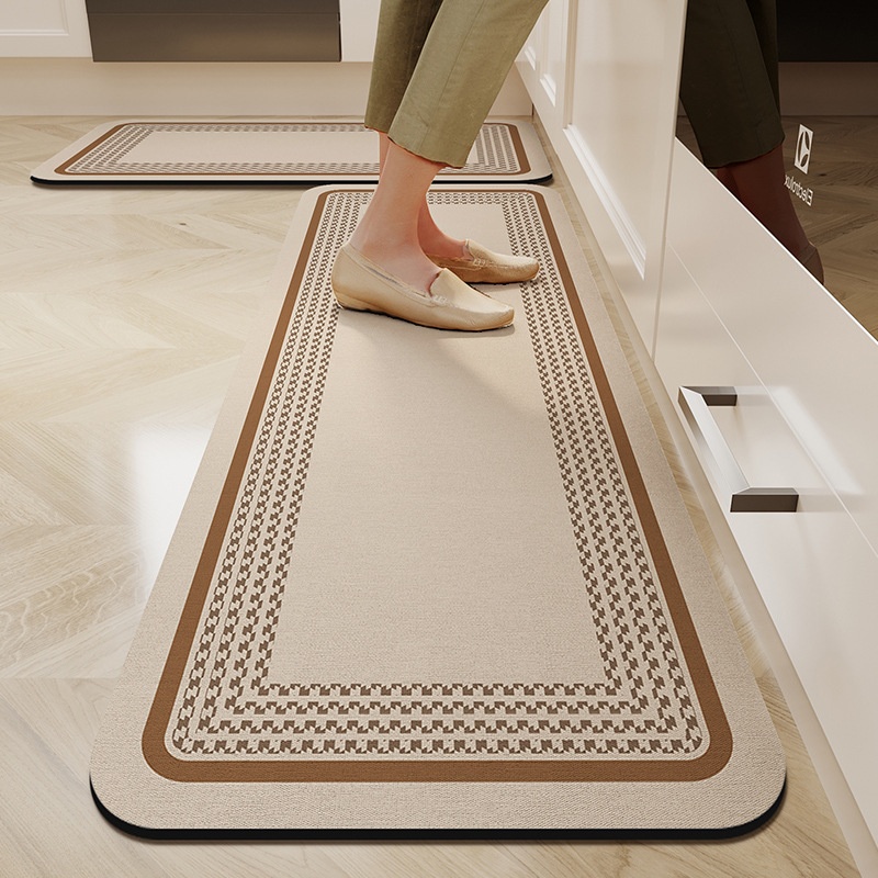 Home Bathroom Carpet - 주방용 긴 바닥 매트, 흡수력이 뛰어나고