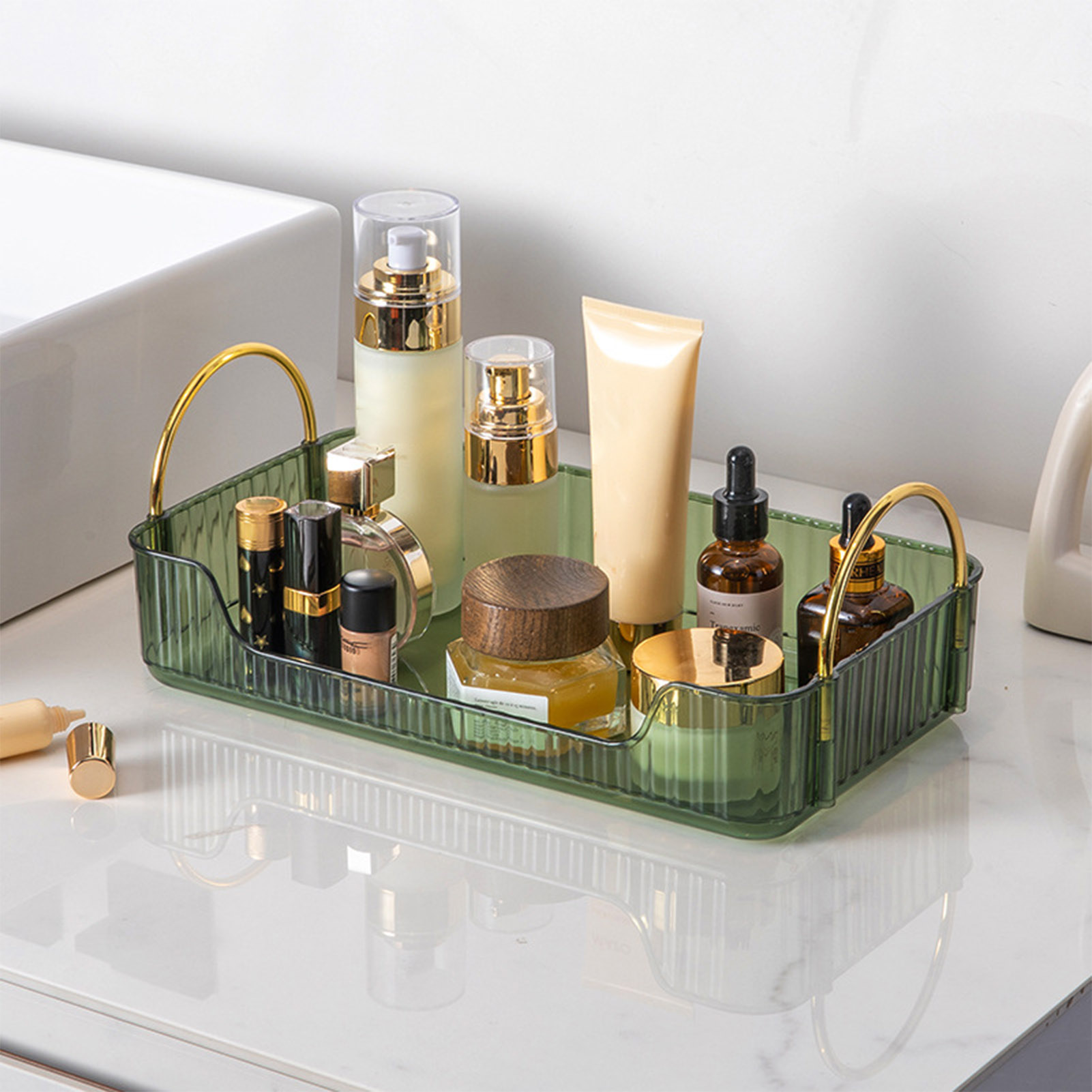 욕실 정리대 고급 아크릴 보관함 쥬얼리 화장품 메이크업 - Home Goods Bathroom Storage 리뷰 및 가격