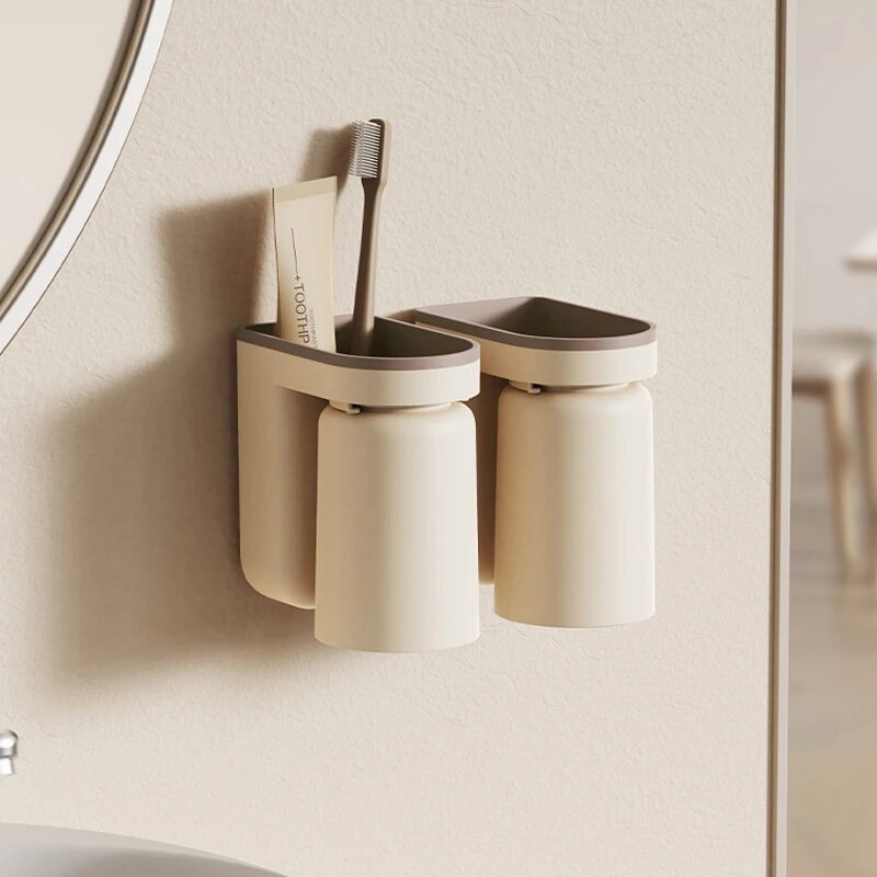 1 Pc 혁신적인 칫솔 보관함 구멍 없음 라이트 럭셔리 - Home Goods Bathroom Storage 리뷰 및 가격