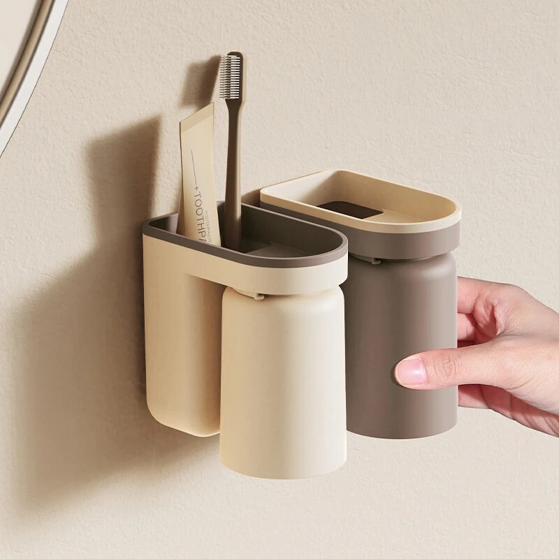 1 Pc 혁신적인 칫솔 보관함 구멍 없음 라이트 럭셔리 - Home Goods Bathroom Storage 리뷰 및 가격