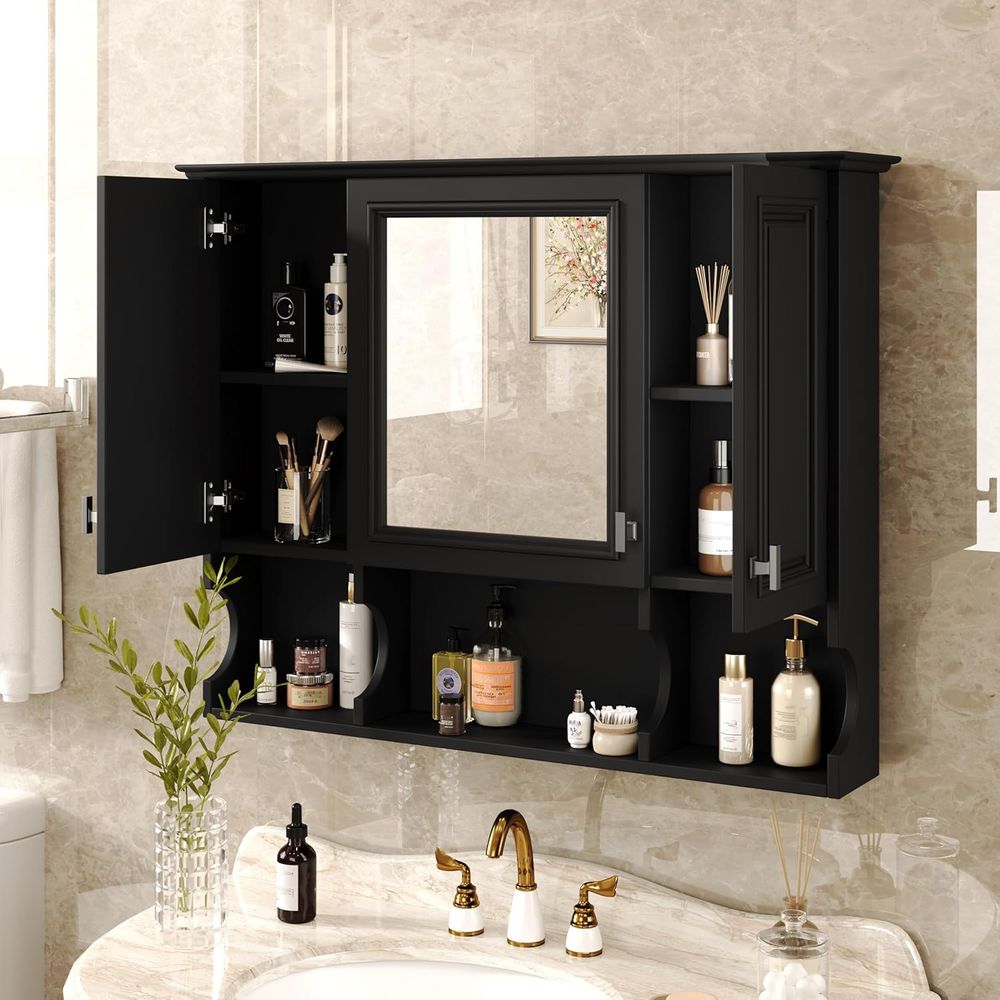 거울이 있는 욕실 벽 캐비닛, 조절 가능한 선반과 개방 - Bathroom Cabinet Mirror 리뷰 및 가격