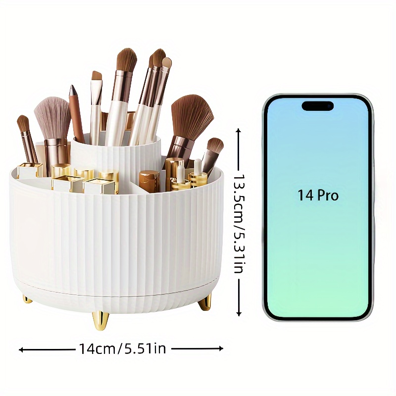 회전식 화장품 데스크탑 정리함 대용량 욕실용 휴대용 립 - Home Goods Bathroom Storage 리뷰 및 가격