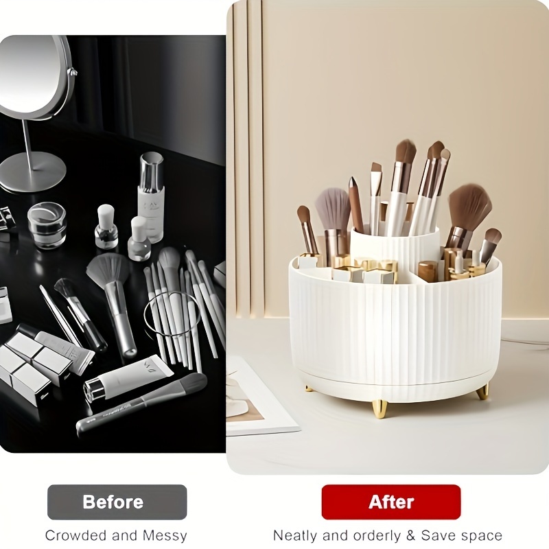 회전식 화장품 데스크탑 정리함 대용량 욕실용 휴대용 립 - Home Goods Bathroom Storage 리뷰 및 가격