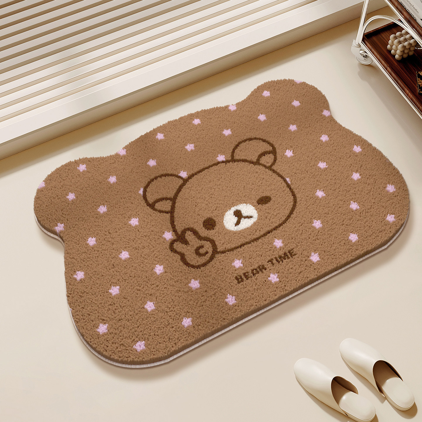 Rilakkuma & Kiiloitori 베어 카펫 도 - Home Bathroom Carpet 리뷰 및 가격