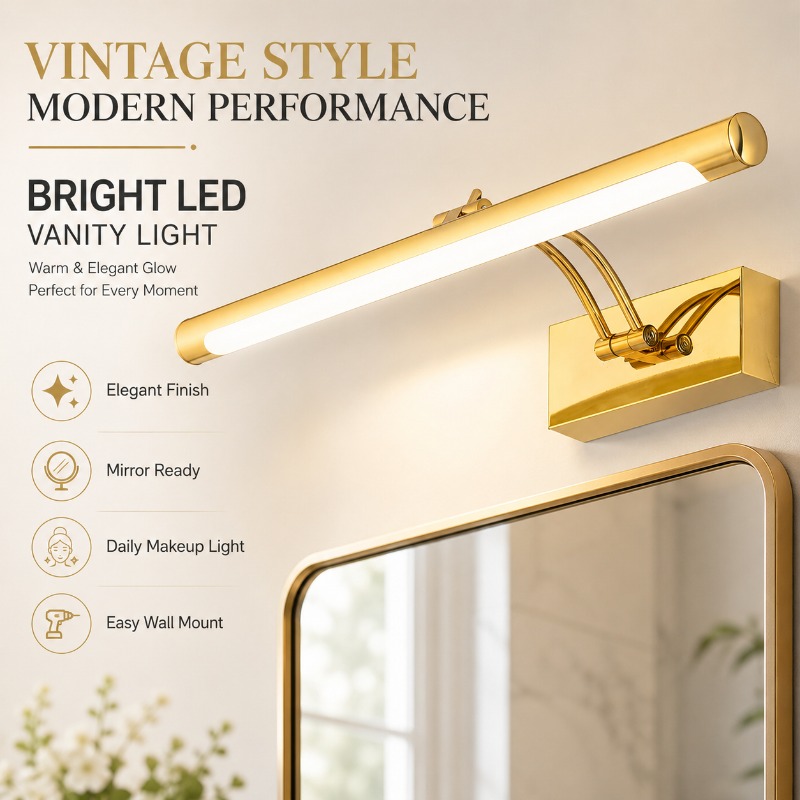 40cm 55cm 70cm 빈티지 LED 화장대 거울  - Bathroom Cabinet Mirror 리뷰 및 가격