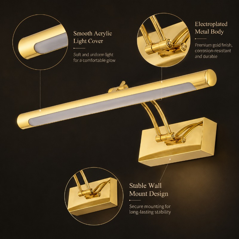 40cm 55cm 70cm 빈티지 LED 화장대 거울  - Bathroom Cabinet Mirror 리뷰 및 가격
