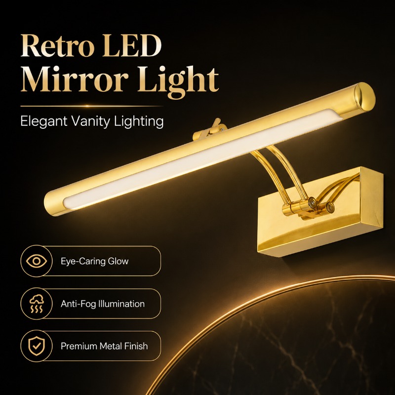 40cm 55cm 70cm 빈티지 LED 화장대 거울  - Bathroom Cabinet Mirror 리뷰 및 가격