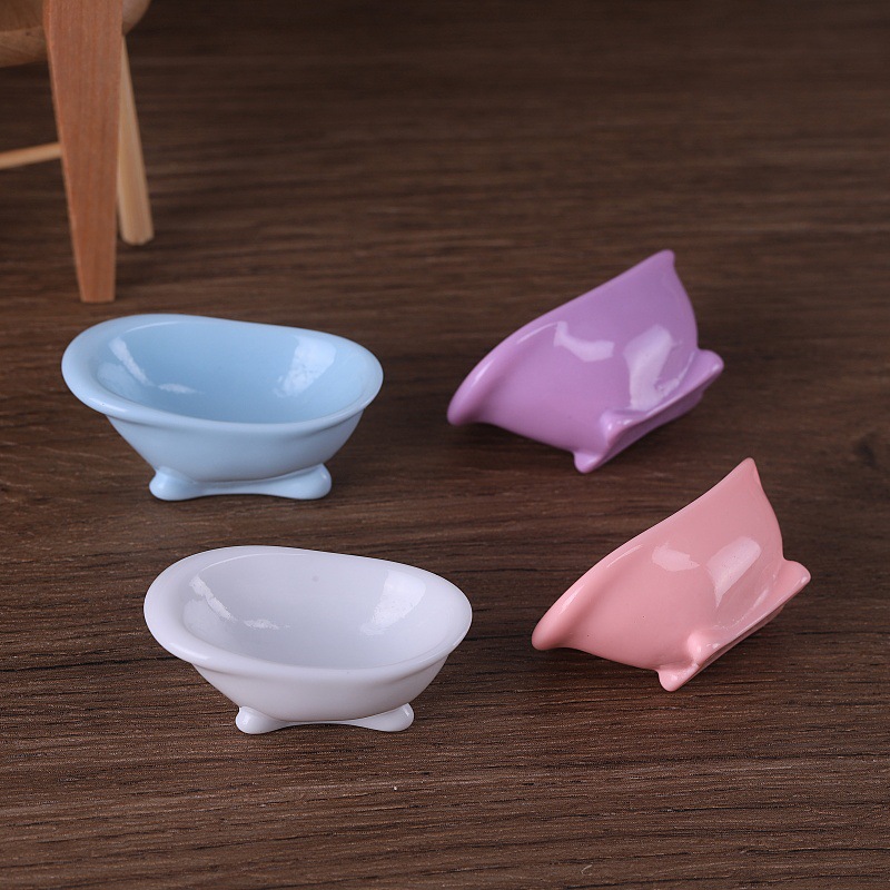 4Pcs 소형 인형 집 욕조 세트 현실적인 3D 시뮬레 - Home Bathroom Tub 리뷰 및 가격