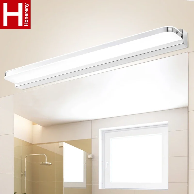펀칭 없음 LED 욕실 변기 메이크업 거울 램프 벽 램 - Bathroom Cabinet Mirror 리뷰 및 가격