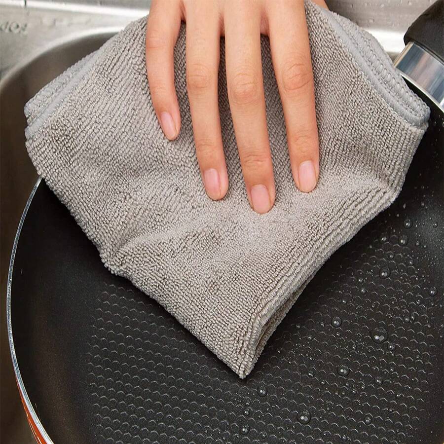 HYER KITCHEN 그레이 청소용 천 세트, 매우  - Home Bathroom Cleaning 리뷰 및 가격