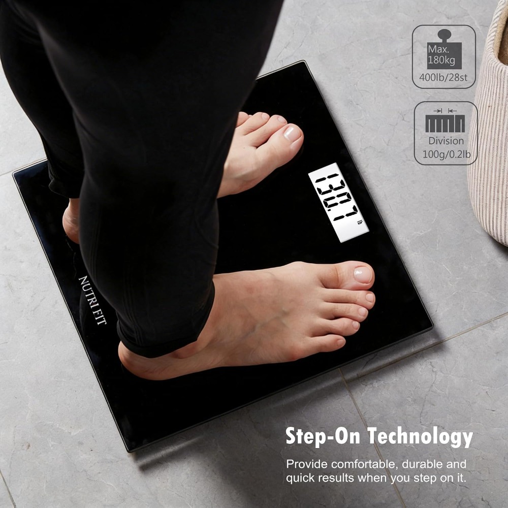 고정밀 욕실 체중계 400lb, 0.2lb 단위 단위별 - Home Bathroom Scales 리뷰 및 가격