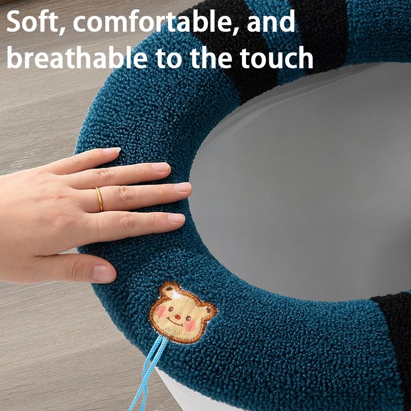 변기 시트 커버 1개 부드럽고 따뜻한 세탁 가능한 패드 - Home Bathroom Essentials 리뷰 및 가격