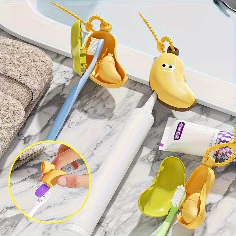 귀여운 바나나 칫솔 홀더 휴대용 여행 주최자 클립이있는 - Home Bathroom Essentials 리뷰 및 가격